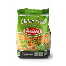 bezglutēna makaroni dinozauru formā